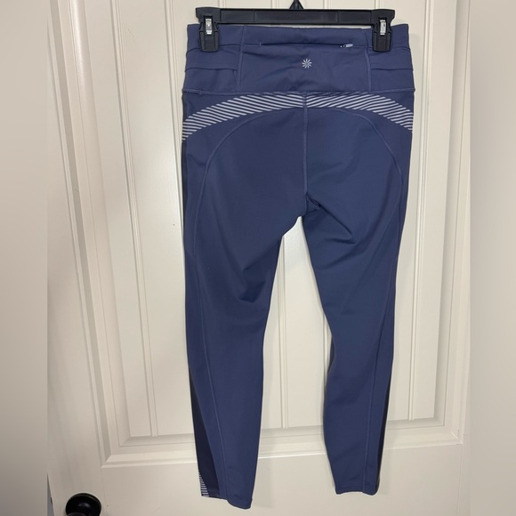 ATHLETA x Allyson Felix 💙 Navy Athletic High Waist Leggings, Reflective (Medium) - Picture 8 of 15